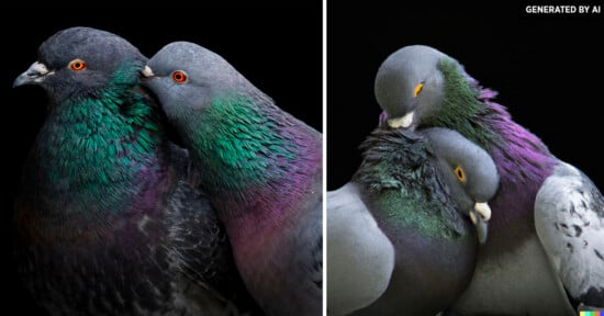 Mated Pigeon